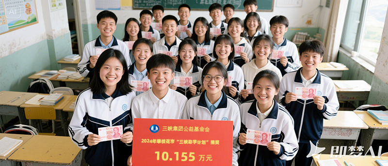 三峽助學計劃傳遞愛心與希望 助力攀枝花學子圓夢大學 